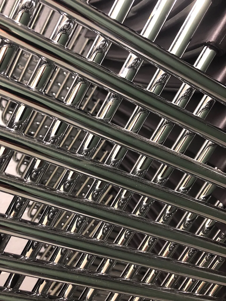 Patterns, details, close-up photo of a pile of chairs