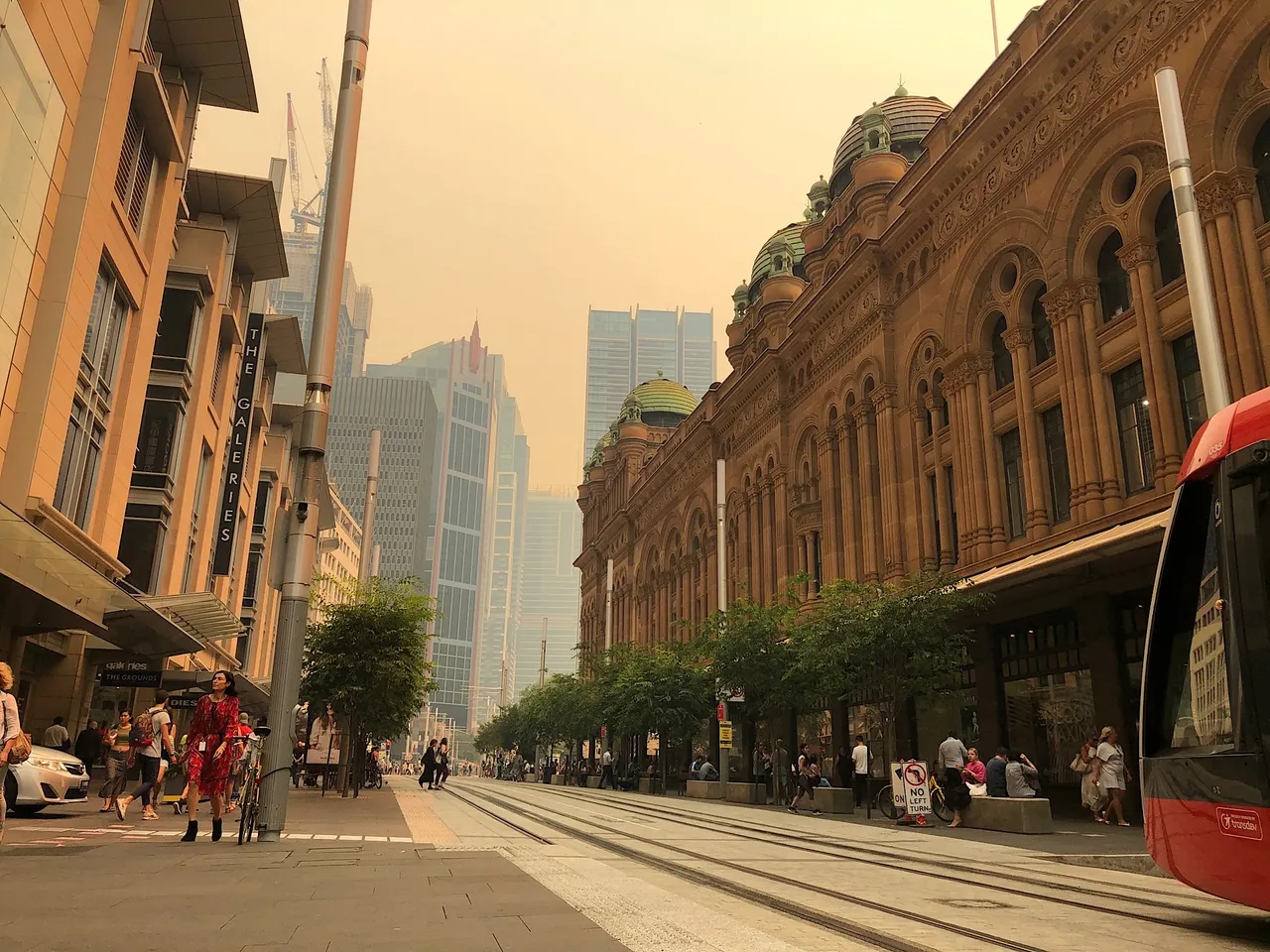 Haze over Sydney