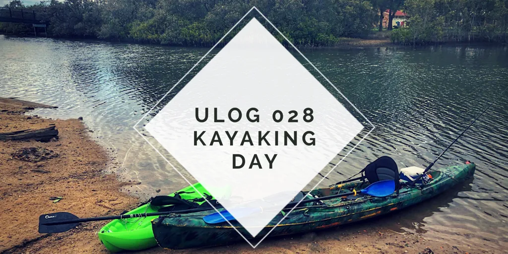 Father and son kayaking day