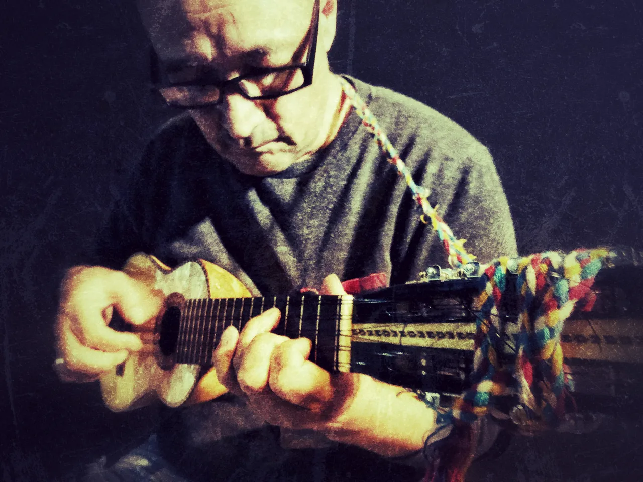 Alberto playing Charango