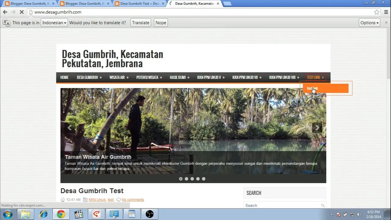 Adding new test link 2