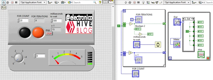 LabView Structures: For Loop and Case (Switch) EN/ES