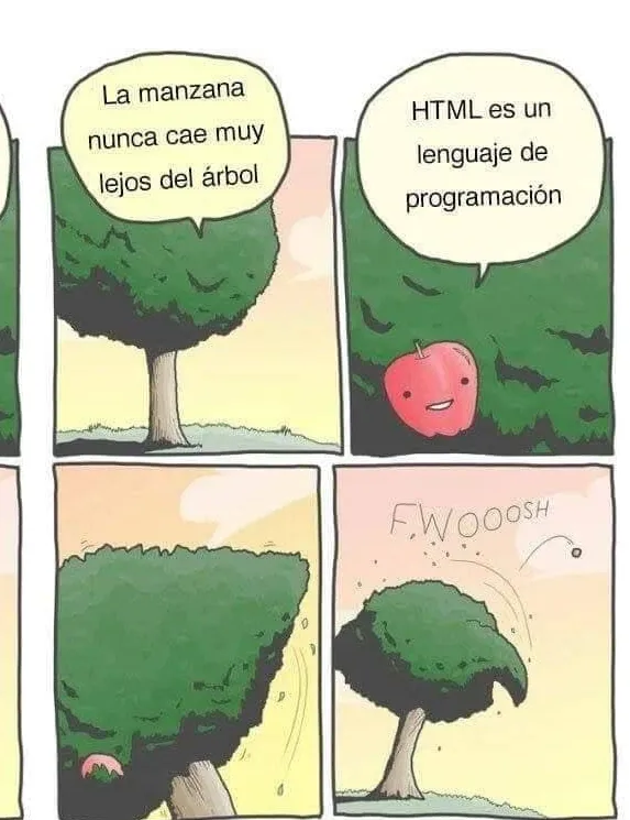 Meme sobre HTML