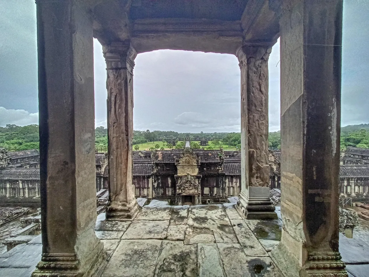 View from the top of Angkor Wat