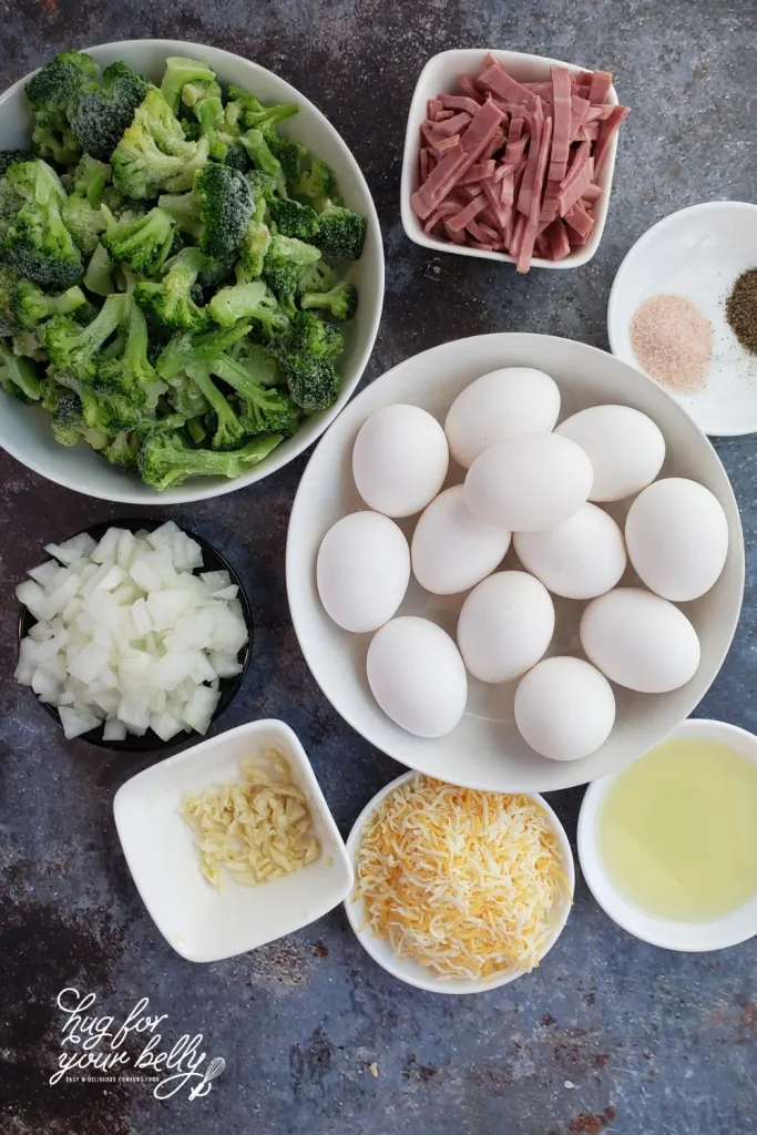 ingredients for quiche