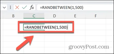 random-number-excel-randbetween