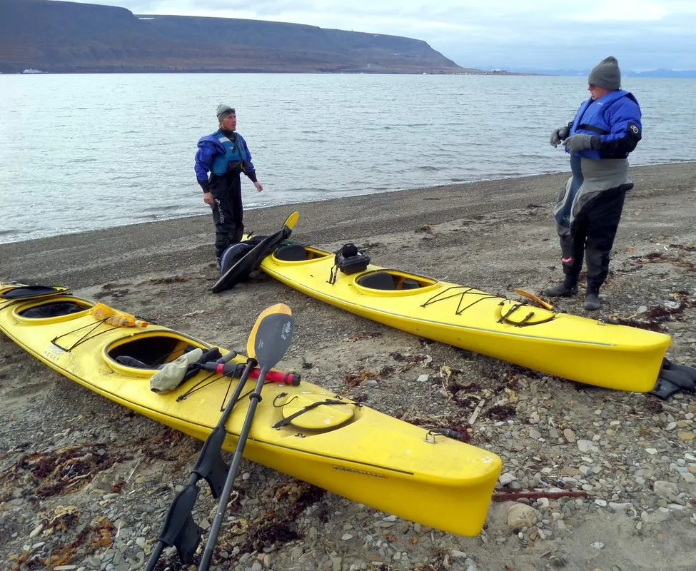 Spitsbergen kayaking.