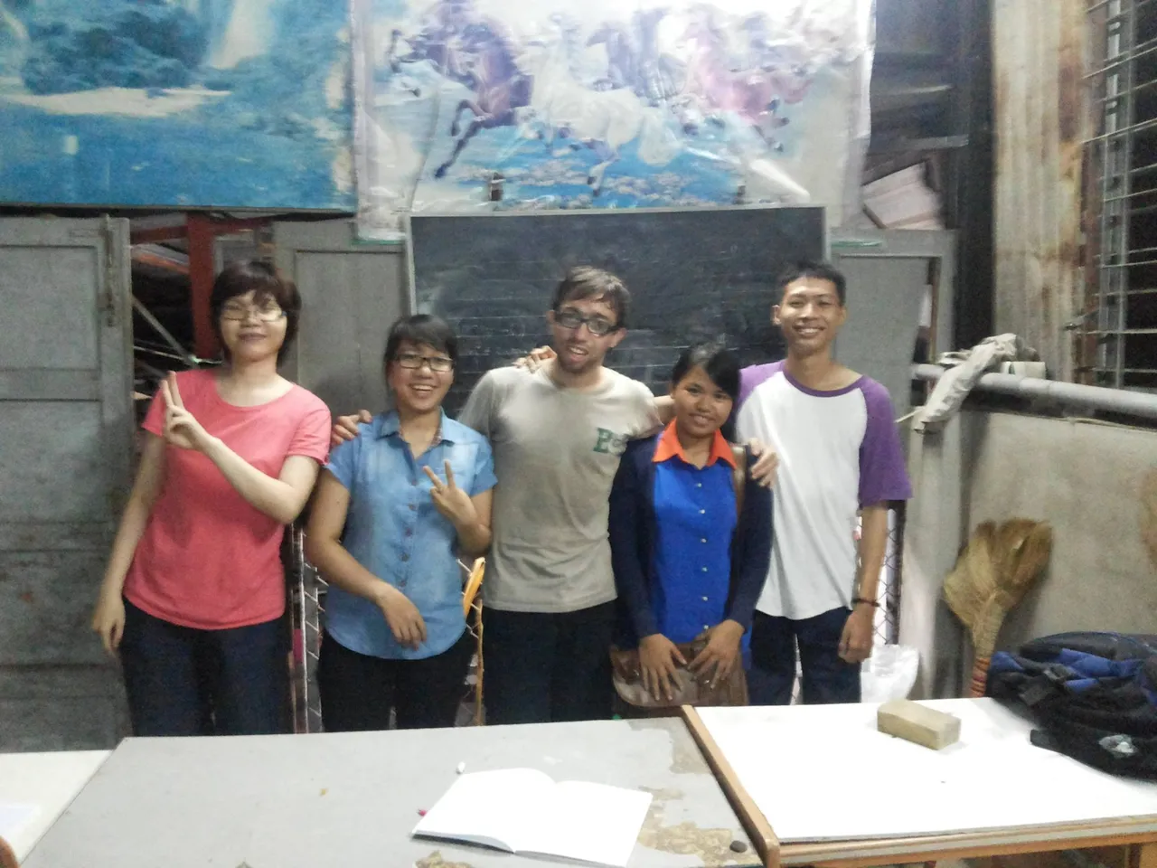 2014-06-05 - Thursday - 08:20 AM - Group Photo - Ella Le, Hanh Clinton, JSA, Therock Nguyen, and Kieu Nhiep 10450035_634340306657683_3527939792558137317_o.jpg