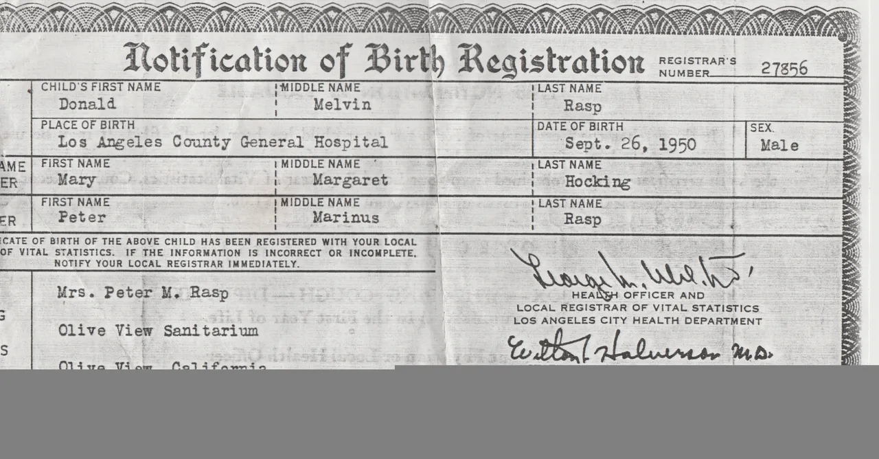 1950-09-26 - Donald Melvin Rasp - Birth Certificate.jpg