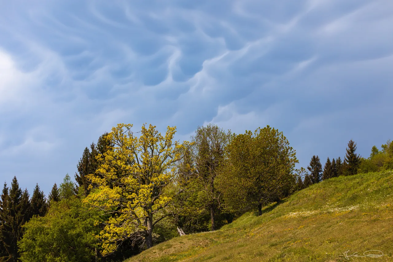 Dramatic Dark Clouds over the Magdalensberg