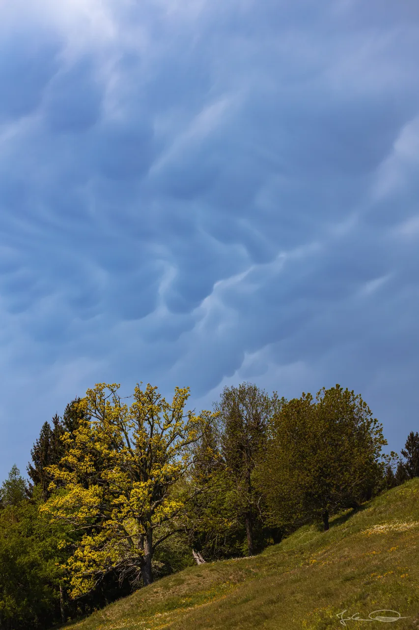 Dramatic Dark Clouds over the Magdalensberg