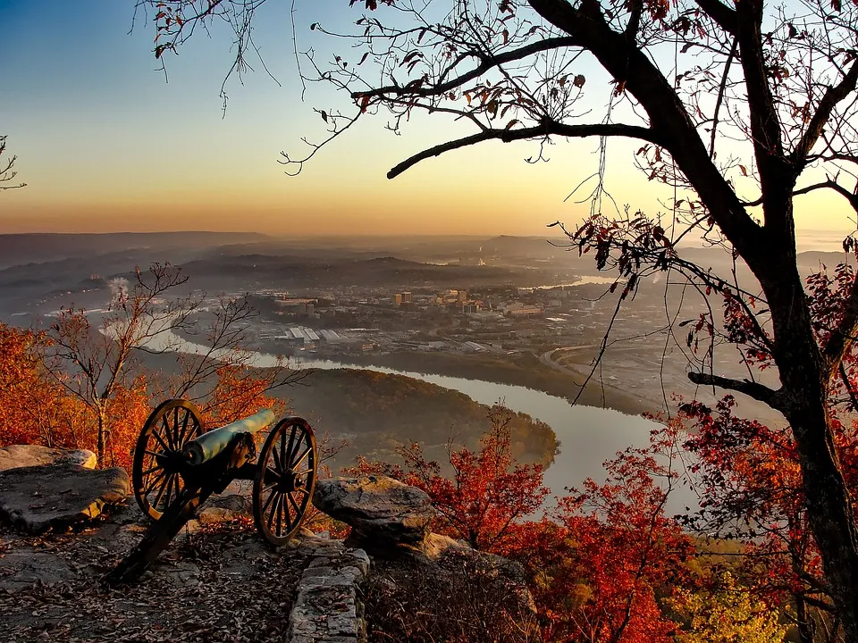 Chattanooga, Tennessee, Ciudad, Ciudades, Urbana