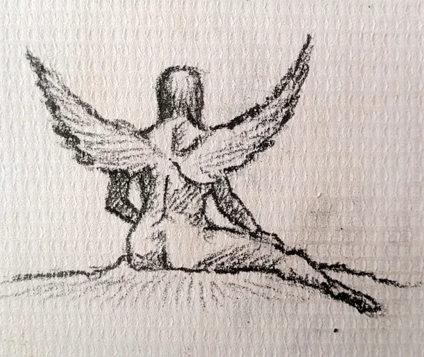 Fallen Angel Art Print by SadArt | Society6