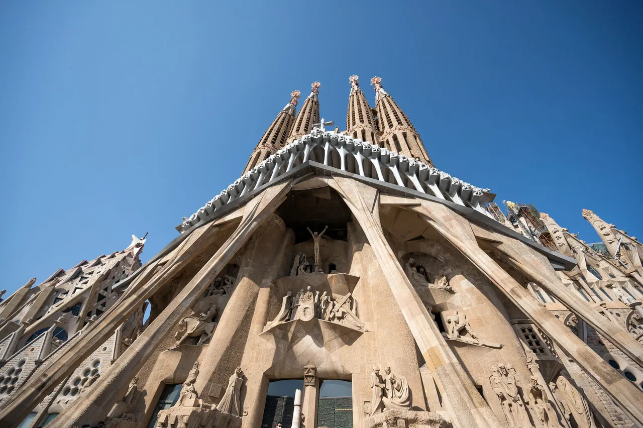 Outside of the Sagrada Familia