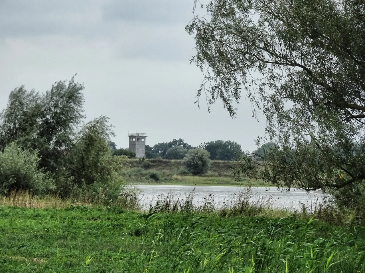 All along the watchtower, now on the other side of river Elbe.