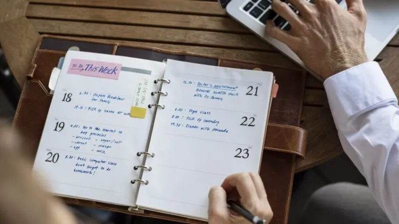 Stick to your schedule