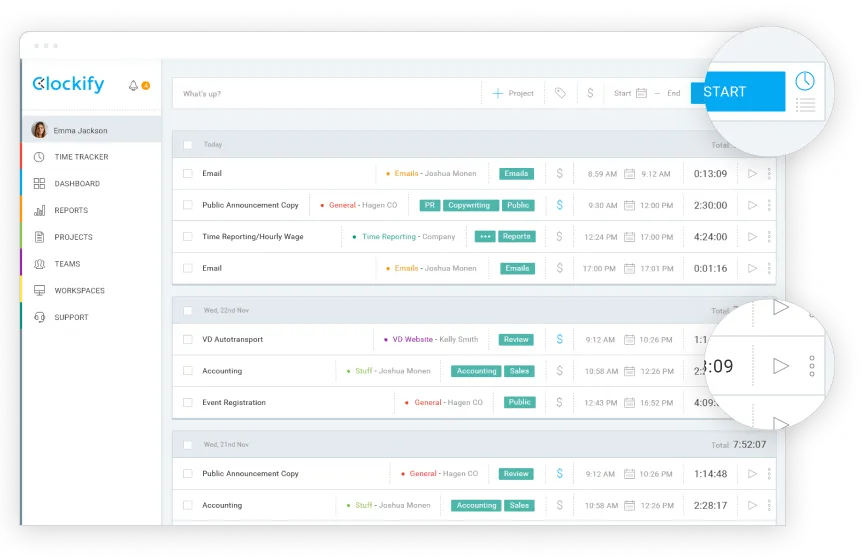 Free time tracking software