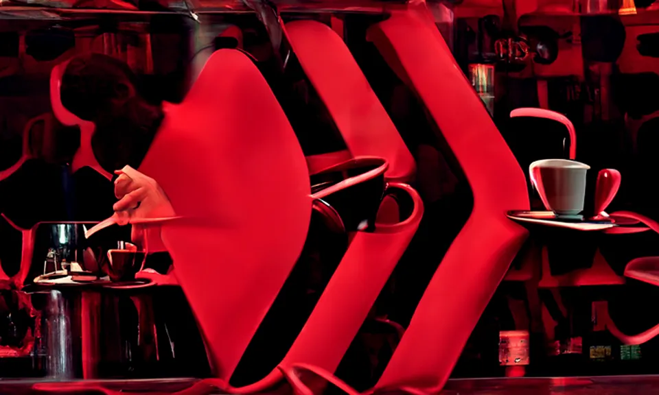a cafe by Luis Molinari filmic