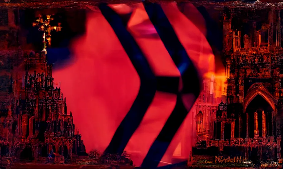 a cathedral by Nicholas Hilliard