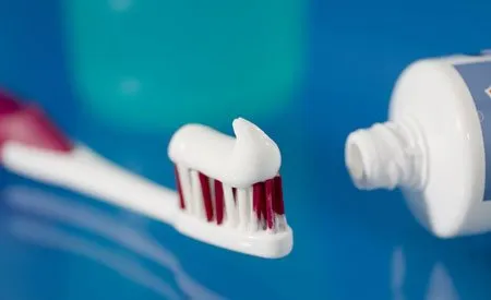 toothbrush and toothpaste