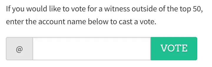 Vote For Witness