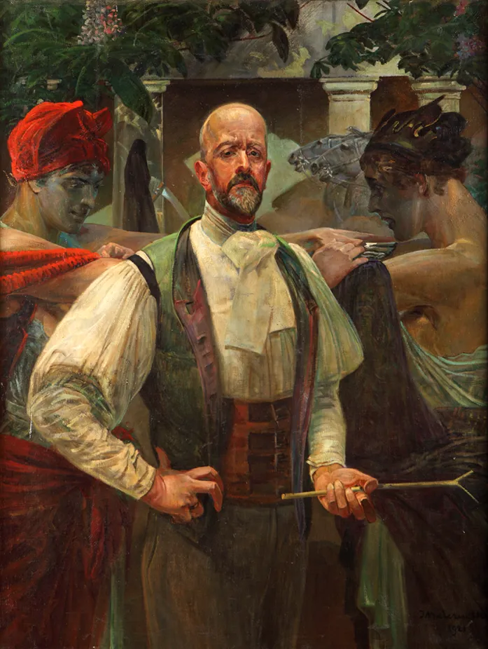 Obraz „Autoportret” Jacka Malczewskiego.png