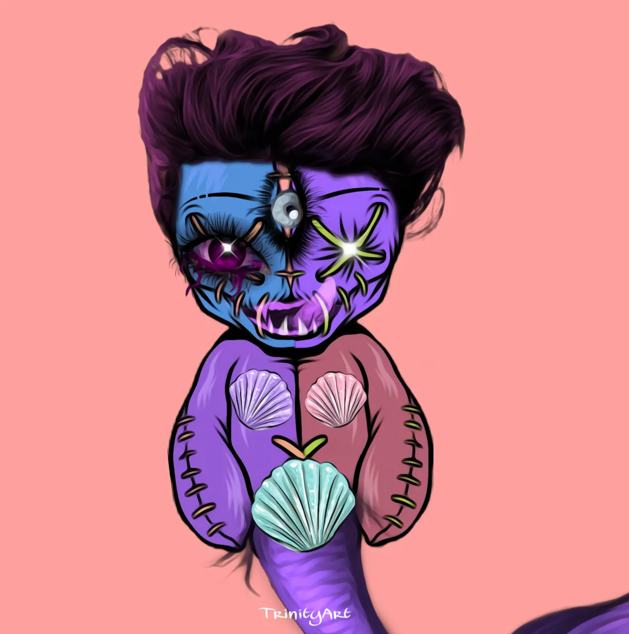 Mermaid Vodoo Doll TrinityArt.jpg