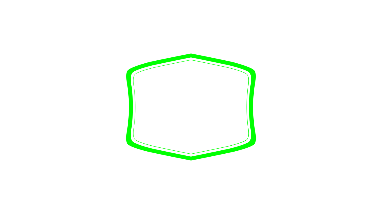 Transparent green empty badge.png