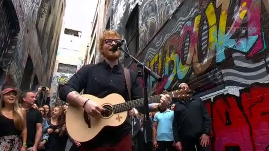 Ed Sheeran Melbourne Laneway.JPG