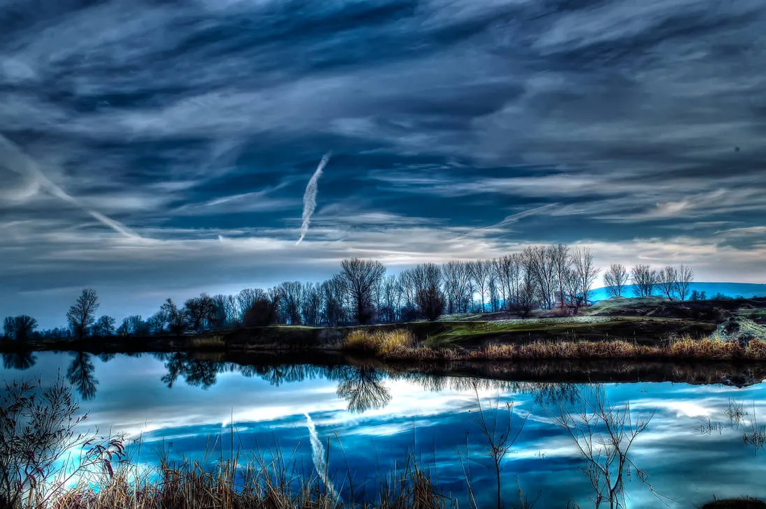 Beautiful waterscape HDR