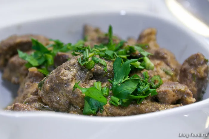 Stroganoff liver