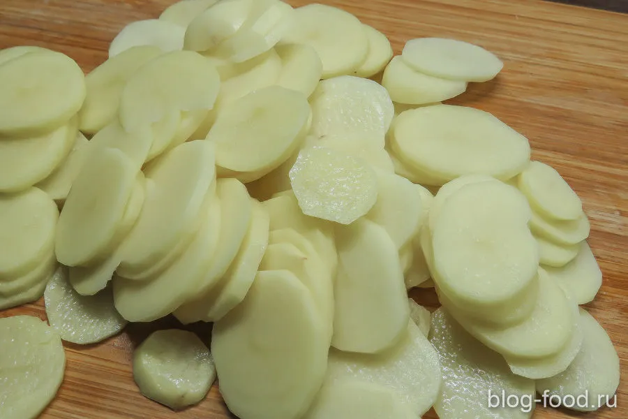 Potato casserole with beef