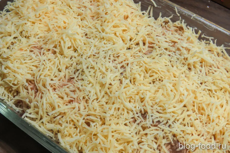 Potato casserole with beef