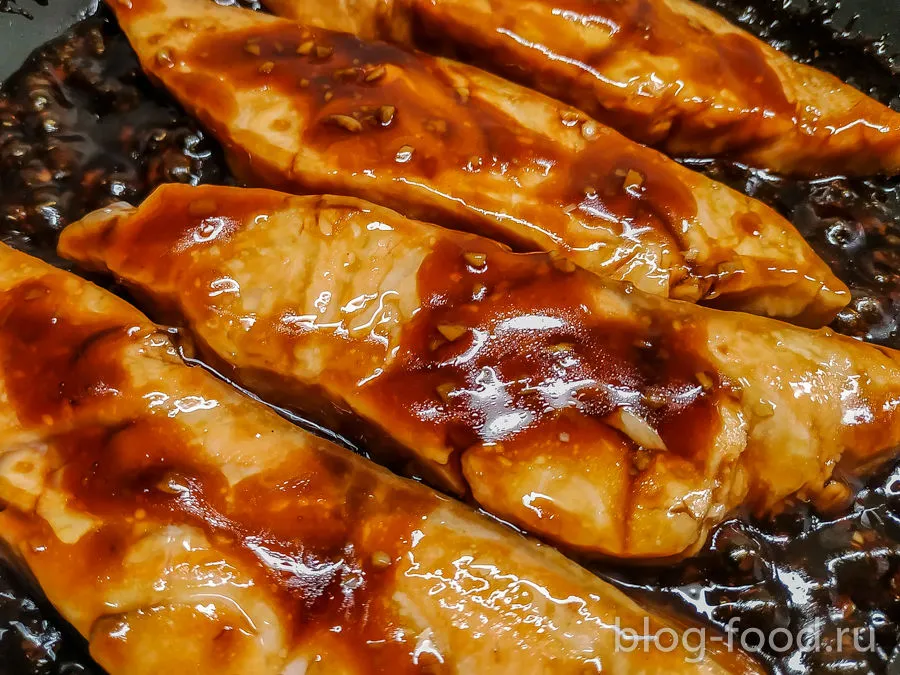 Teriyaki salmon