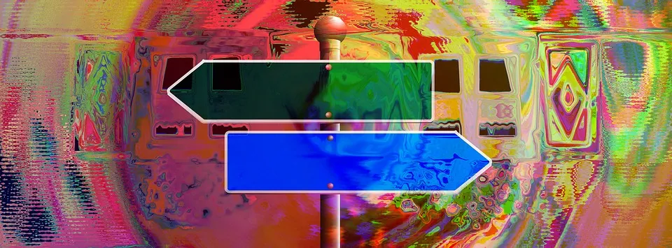 Away, Directory, One Way Street, Decisions, Opportunity