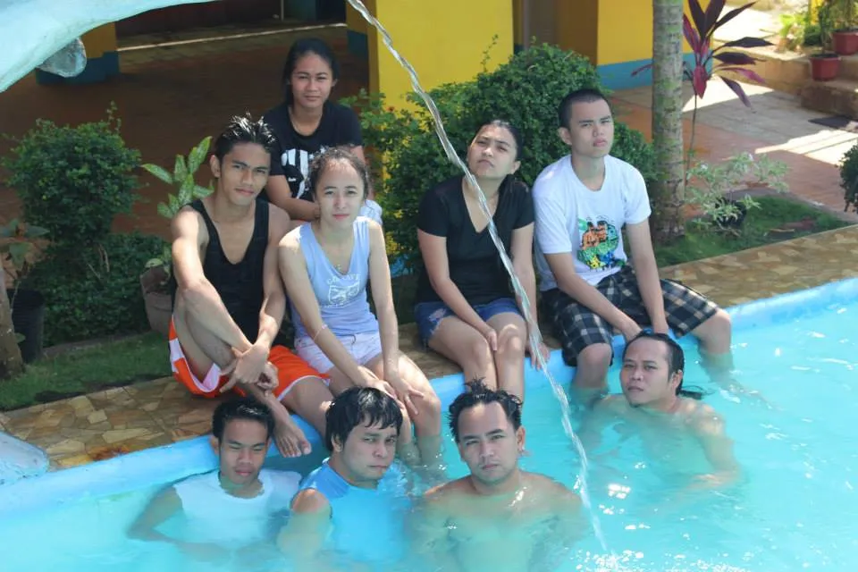 Poker faces, having fun before the internship.
