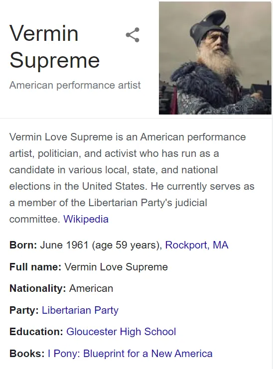 Vermin Love Supreme