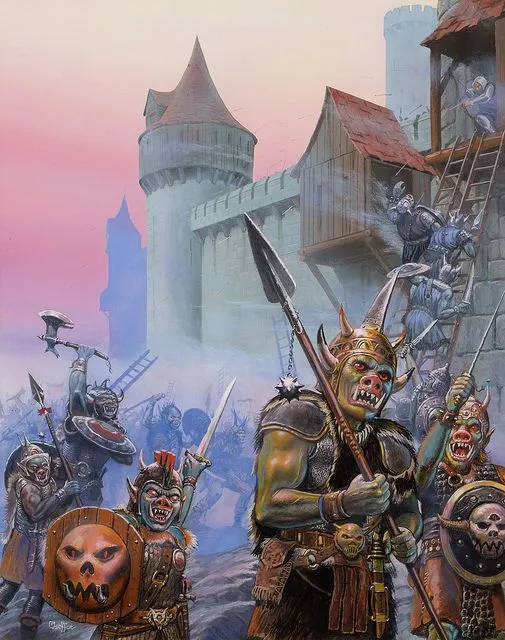 Doug Chaffee - Hordes of Dragonspear, Advanced Dungeons and Dragons paperback cover, 1989 by Aeron Alfrey, via Flickr