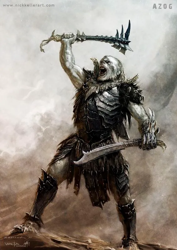 Y en lo profundo del oscuro corazÃ³n, los Orcos abominaban del Amo a quien servÃ­an con miedo, el hacedor que sÃ³lo les habÃ­a dado desdicha. J.R.R.T