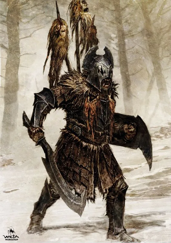 Uruk hai El nombre "Uruk-hai" estÃ¡ formado por Uruk, que en lengua negra significa orco en relaciÃ³n a la palabra "Urko" del lenguaje Quenya inventado por Tolkien, y hai que significa "gente" o "pueblo". Entonces se puede traducir "Uruk-hai" como pueblo Orco. Existe un tÃ©rmino similar: "Olog-hai" (pueblo Troll), utilizado para una clase de trolls especialmente fuertes y capaces de soportar la luz del sol. Peligro 8-9