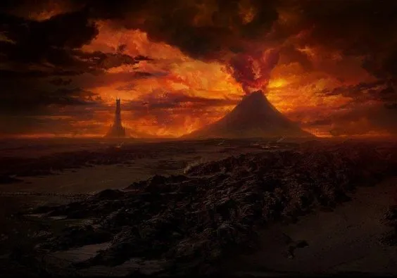#Mordor #Tolkien #LOTR El hermoso y tenebroso monte del destino