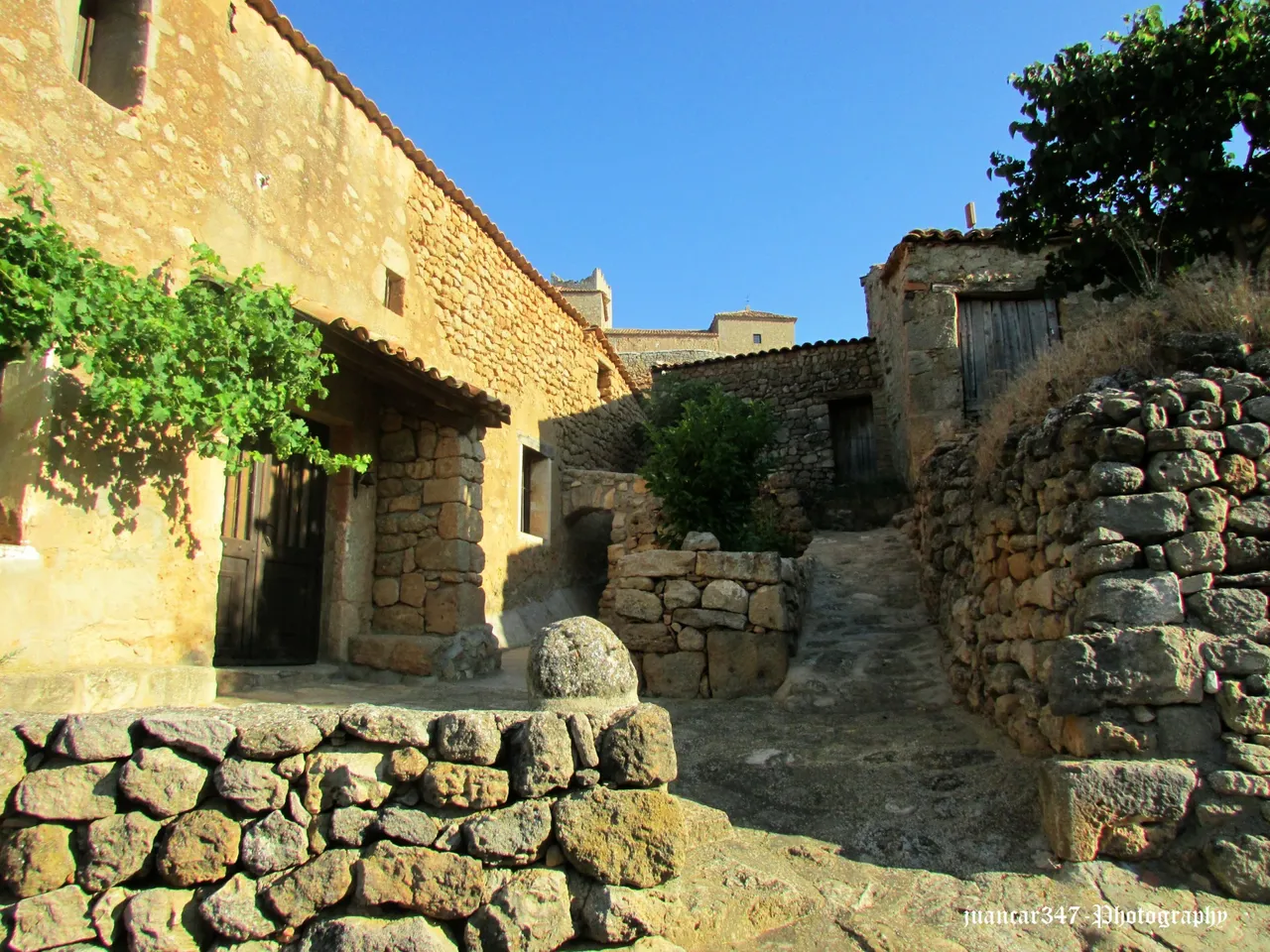 Beautiful stone and adobe houses