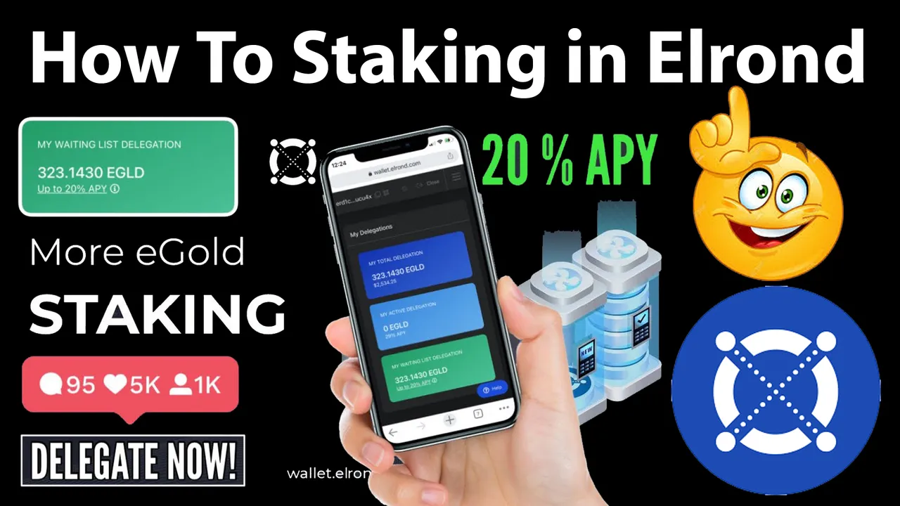 How To Staking in Elrond ( EGLD ) Wallet by Crypto Wallets Info.jpg