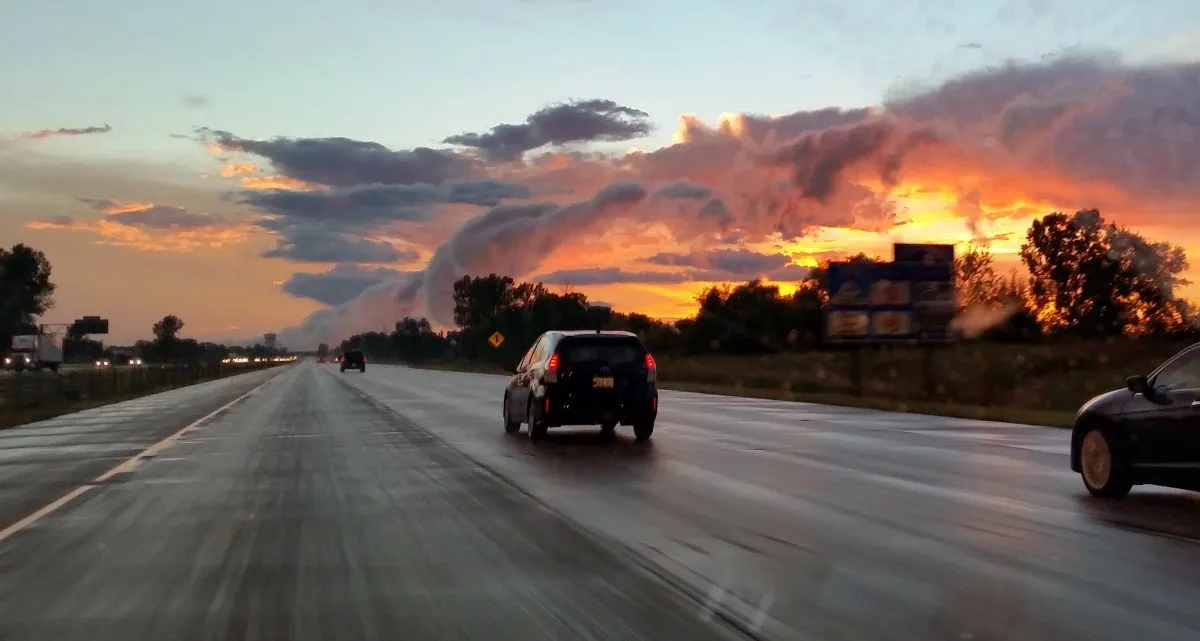 sunset clouds