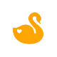 Orange Swan By Lemark