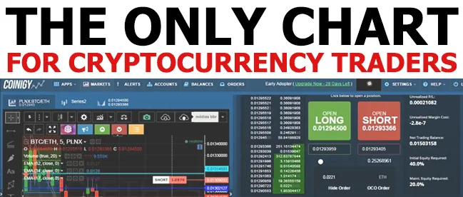 Coinigy - best chart for cryptocurrency trading exchanges