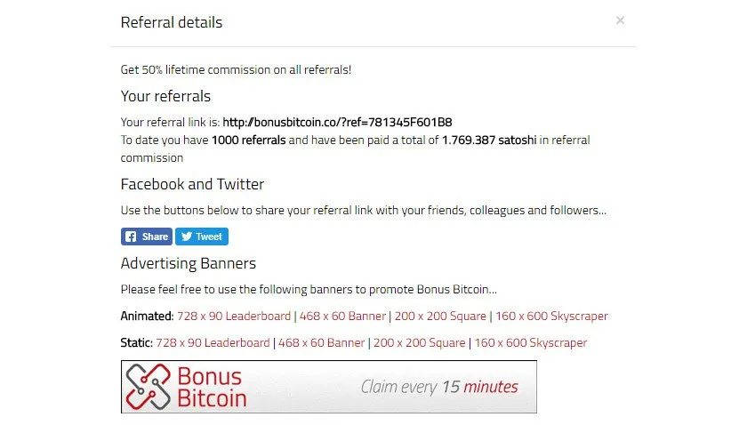 1000 Referrals At Bonus Bitcoin