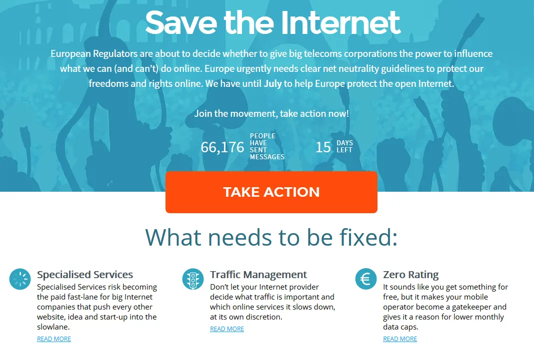 Save the internet
