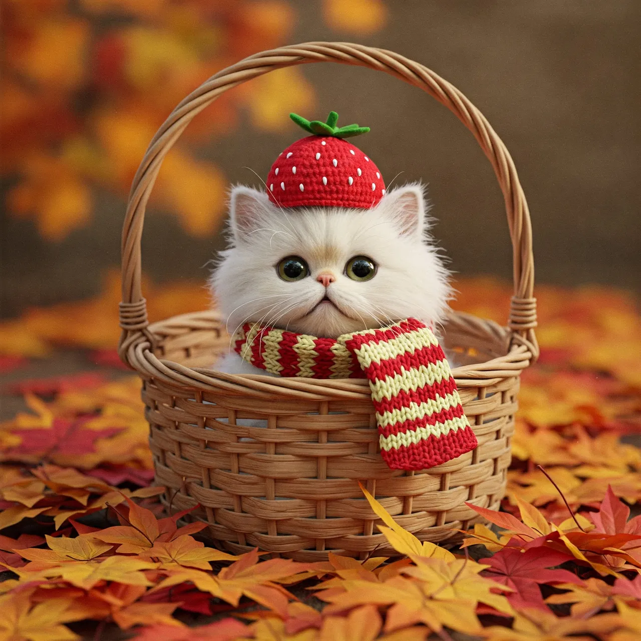 3. Cat Wearing Blonde Hat and Scarf.jpeg