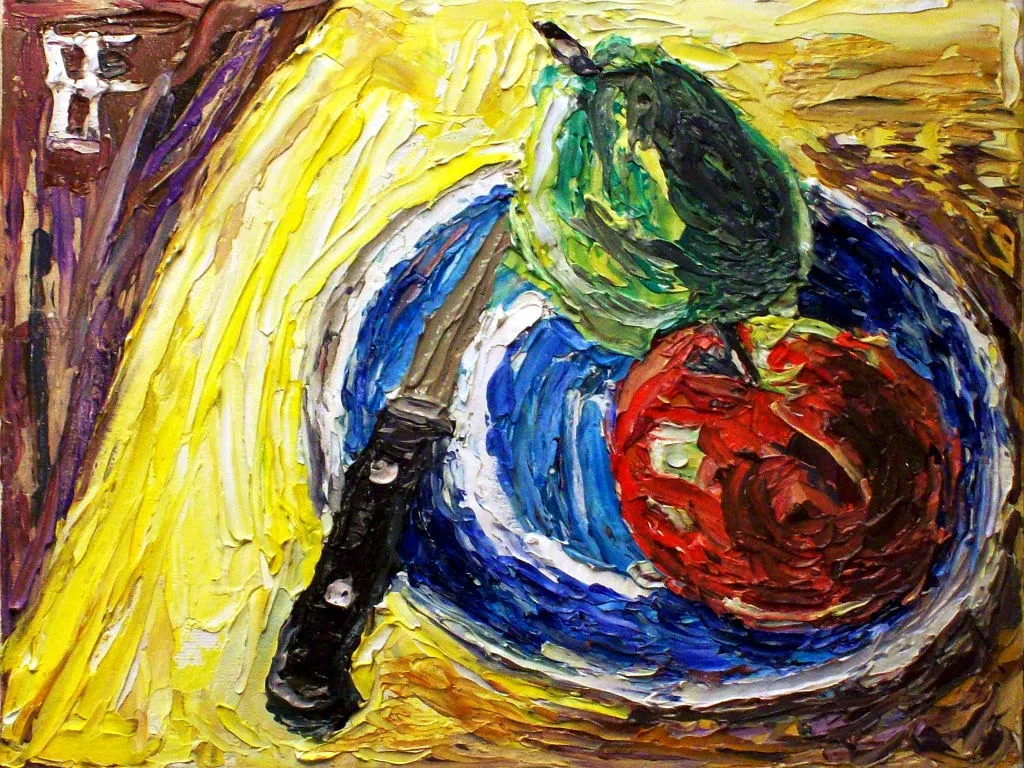 forrest_still_life_pear_apple_knife_on_plate_oil_on_canvas_panel_8x10_2013_w.jpg